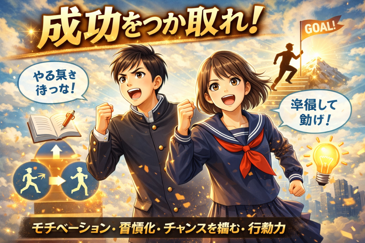 モチベーションに頼るな。チャンスは準備してる人にしか来ない